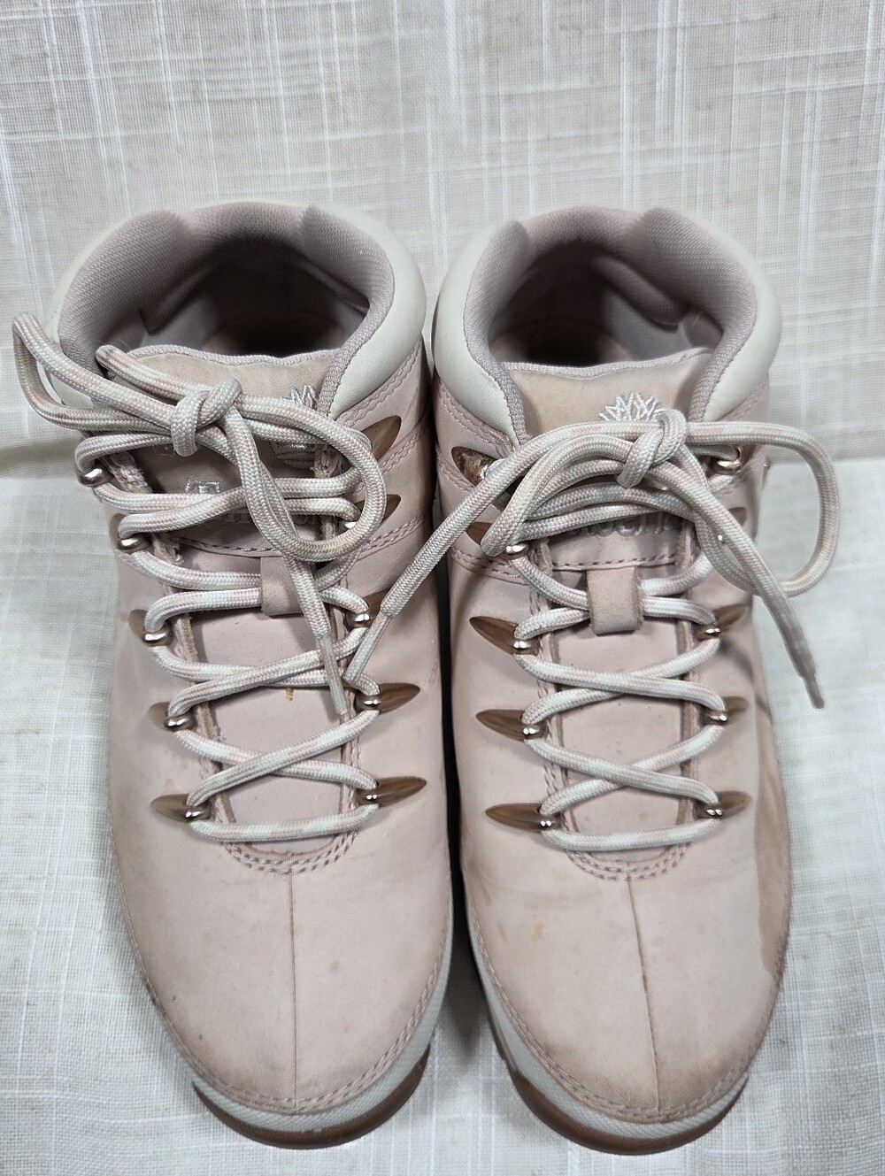 Timberland Pink Rose Gold Boots Size 7.5 US / 38.5 EU